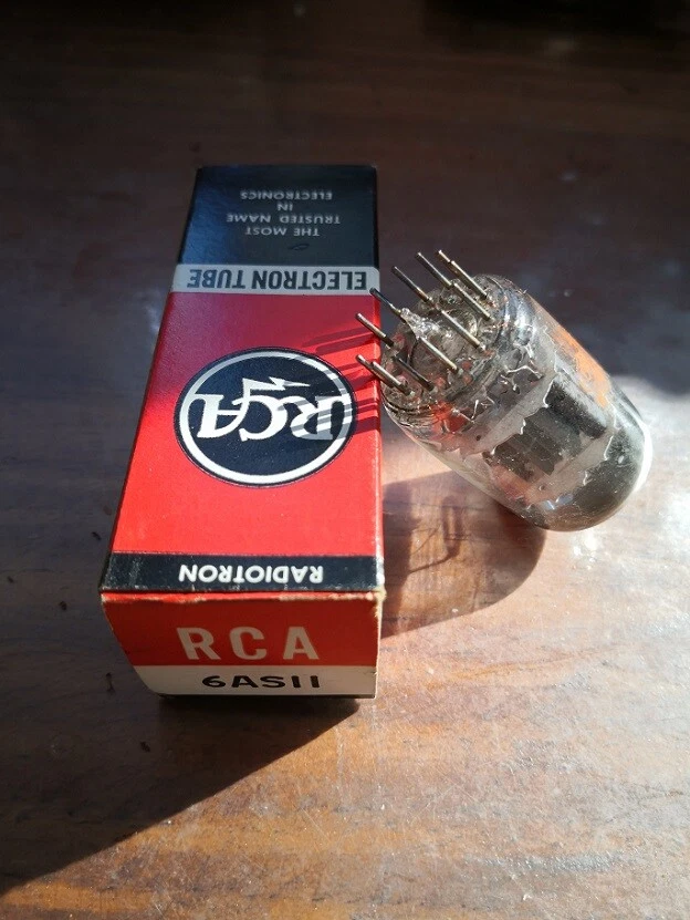 Valvola Electron Tube RCA Radiotron art. 6ASII. Nuova e rarissima - Immagine 2 di 2