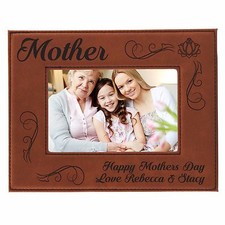 Personalized 4 x 6 Mom Picture Frame - Custom Mothers Day Gift For Her
