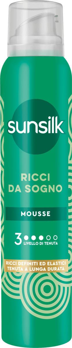 3 PEZZI Mousse capelli Sunsilk Ricci da Sogno anticrespo ricci definiti da 200ml