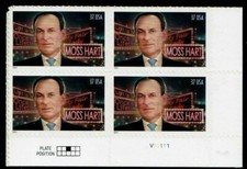 Scott 3882 37¢ Moss Hart MNH Free shipping in USA!