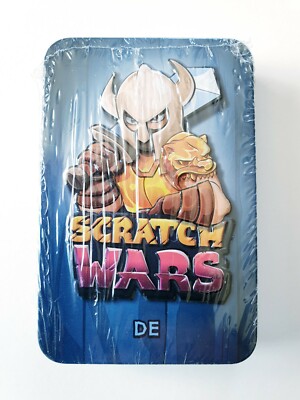 Scratch Wars Tin Box 8 Scratchkarten + 2 Stäbchen + 1 Scratcher Notre Games