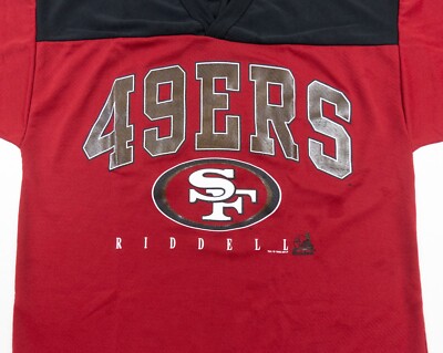 Vintage San Francisco 49ers Jersey Mens XLarge Red NFL Football