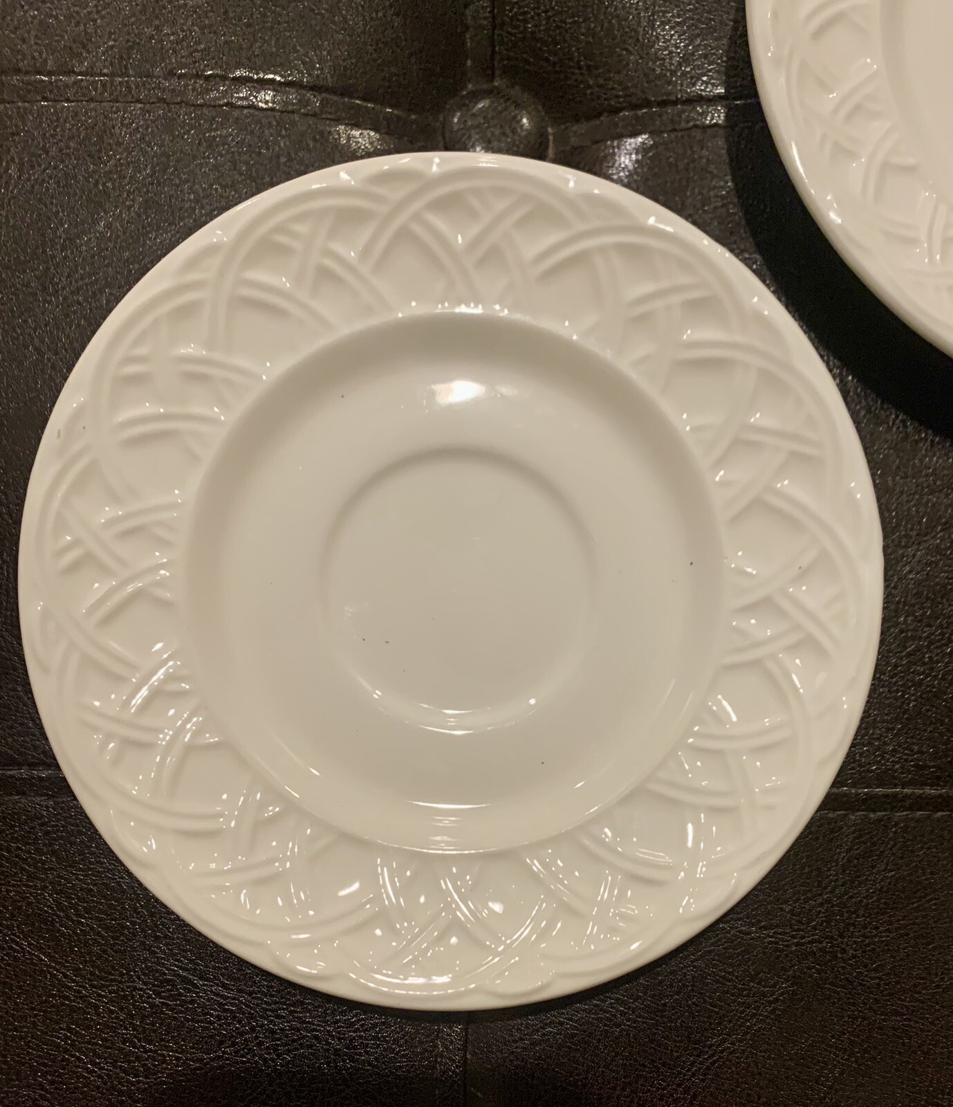 Set of 5 Pier 1 Imports Ceramica Quadrifoglio Basket Relief dessert