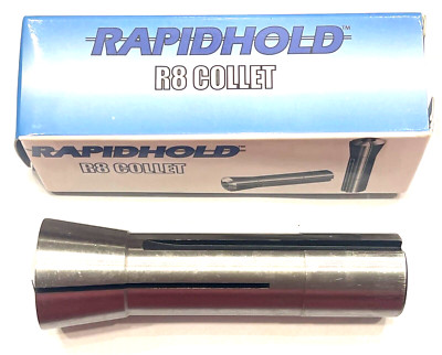 RapidHold R8 Collet 17/32'' ID Hex Opening 7/16''-20 Internal Thread .0005'' T.I.R