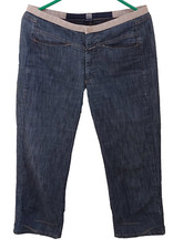 Marite Francois Girbaud Blue Cropped Jeans Trousers