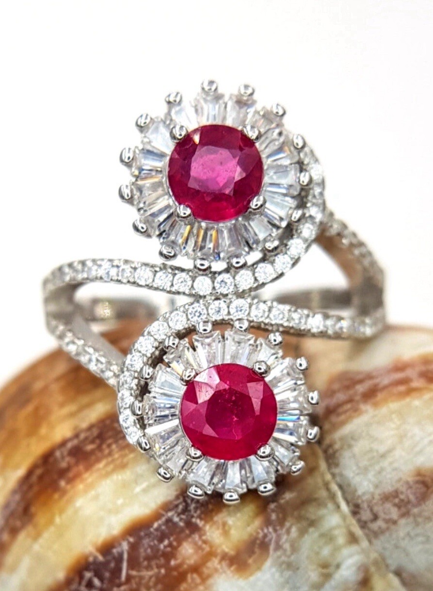 Beautiful Ruby Gems Ring - image 1