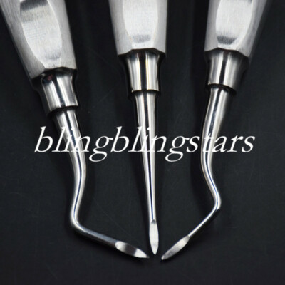 3 Pcs/Set Dental Apical Apex Root Tip Elevator Extraction Surgical ...