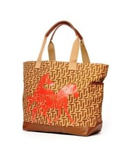 Canvas Tote Bag with Zebra design