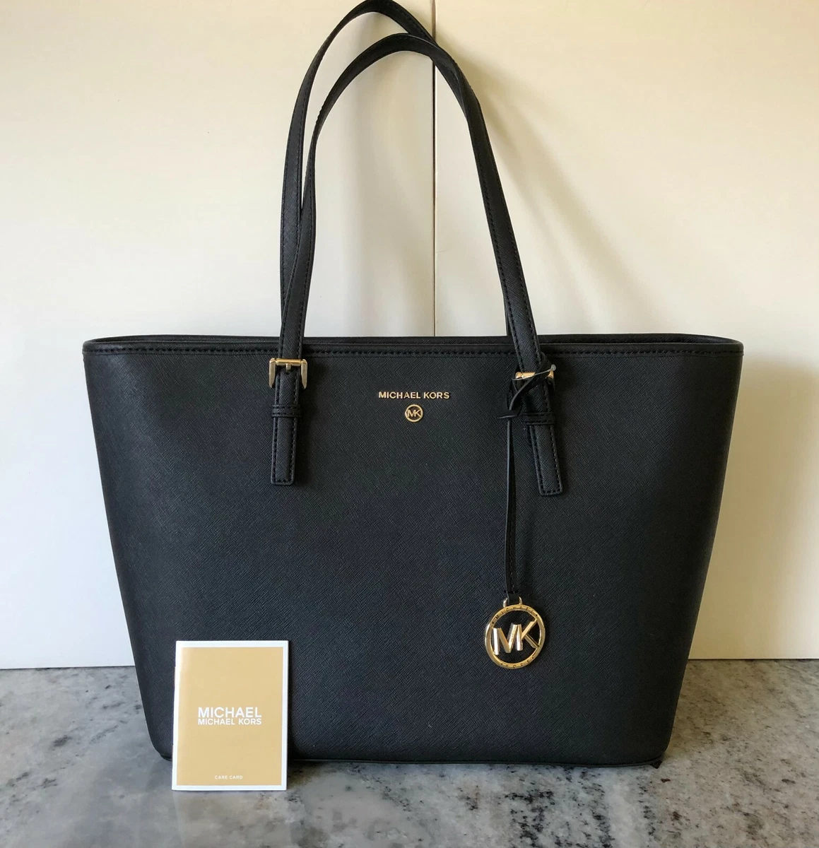 NWT Michael Kors Jet Set Charm Women's Large Leather TZ Tote Shoulder Bag