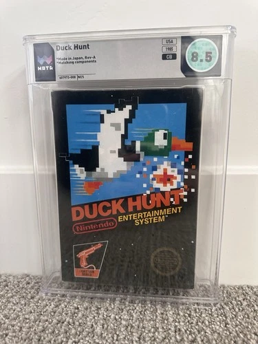 Duck Hunt NES WATA 8.5 CIB Rev-A 1985 Nintendo Classic CLEAN COPY