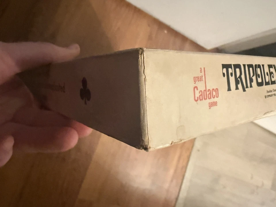 Tripoley Cadaco Game 1968 Complete Original Cards Chips - Image 4 of 4