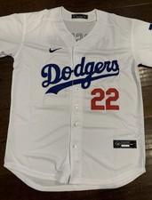 Clayton Kershaw Adult White Dodgers Jersey Size Medium 