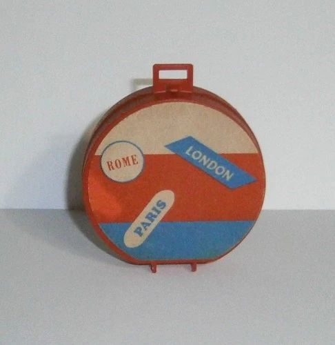 Vintage Barbie/Francie Red Suitcase/Hatbox JCP Exclusive/Clear Out