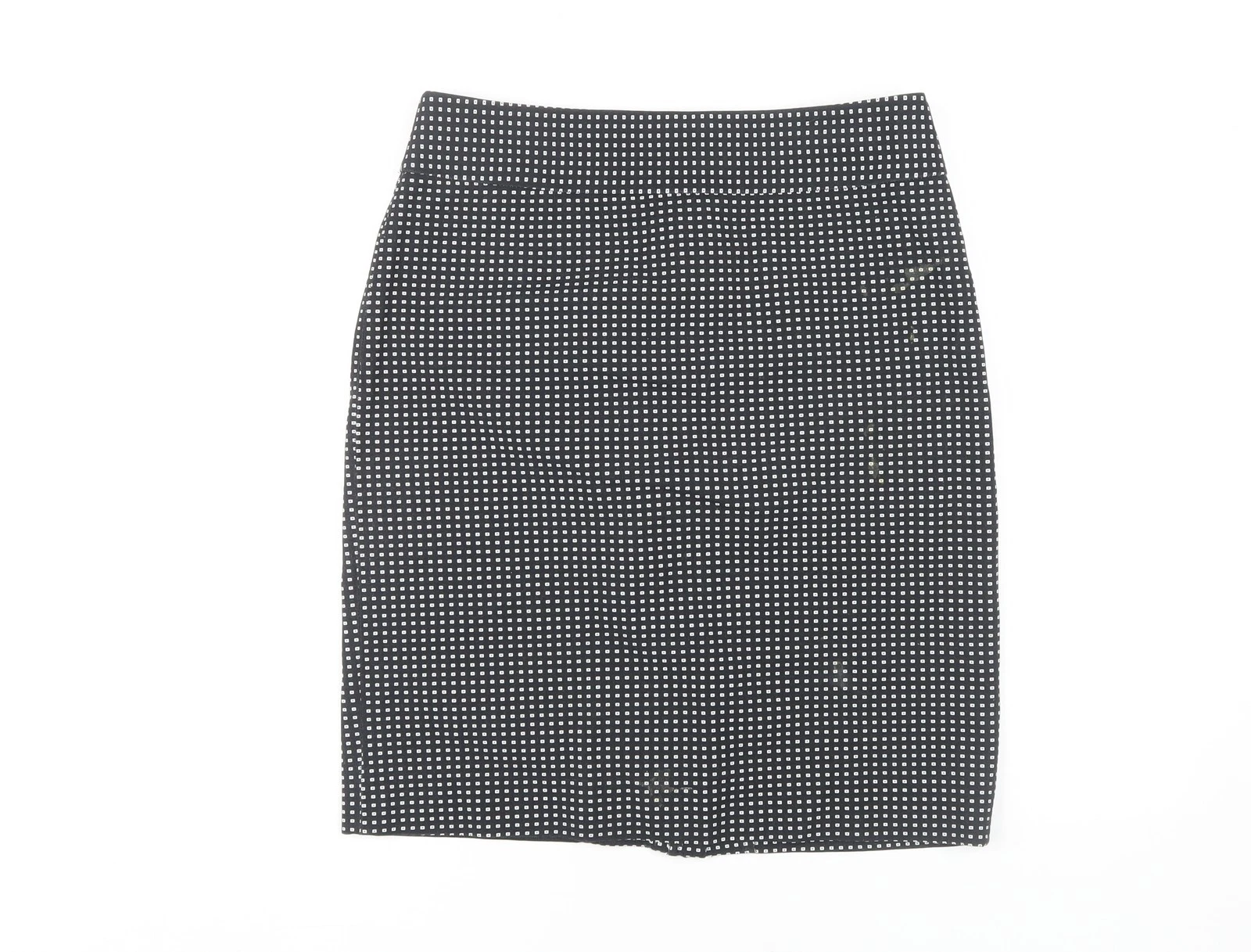 Banana Republic Women's Black Geometric Pencil Skirt Size 10