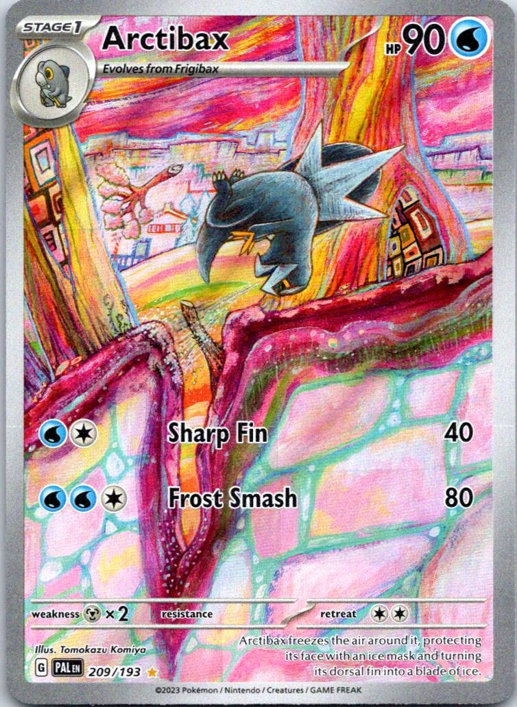 Arctibax Illustration Rare SV02: Paldea Evolved 209/193 NM