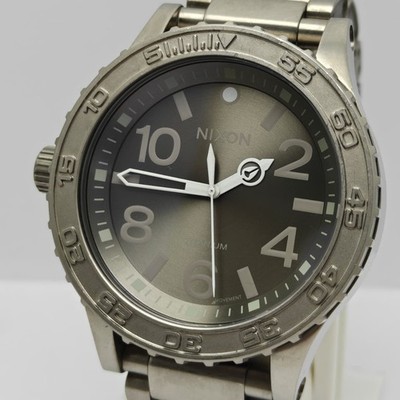 NIXON SIMPLIFY 51-30 Titanium 200M Swiss Movement 52 mm Rare Men's Watch