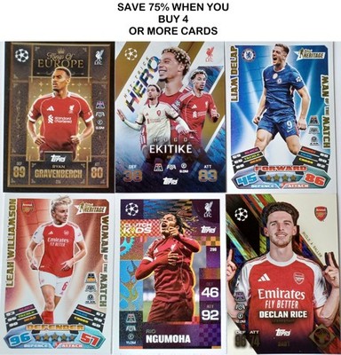 Match Attax Extra 2026 Karten #226 - #319