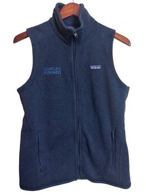 NEW Patagonia Women's Better Sweater Vest Navy Blue Comcast Business Size Medium