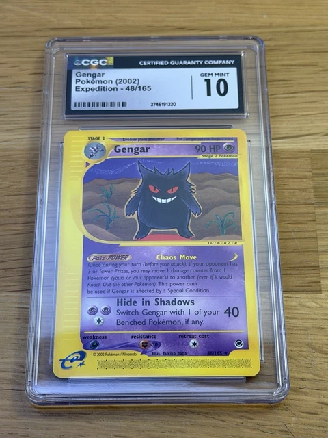 2002 POKEMON EXPEDITION #48 GENGAR CGC 10