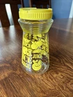 Vintage Anchor Hocking Glass Juice Carafe w/Yellow Lid