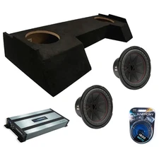 Kicker Bundle Fits 19-25 Dodge Ram Crew Cab 48CWR102 10" Subwoofer w/ HA-A800.1