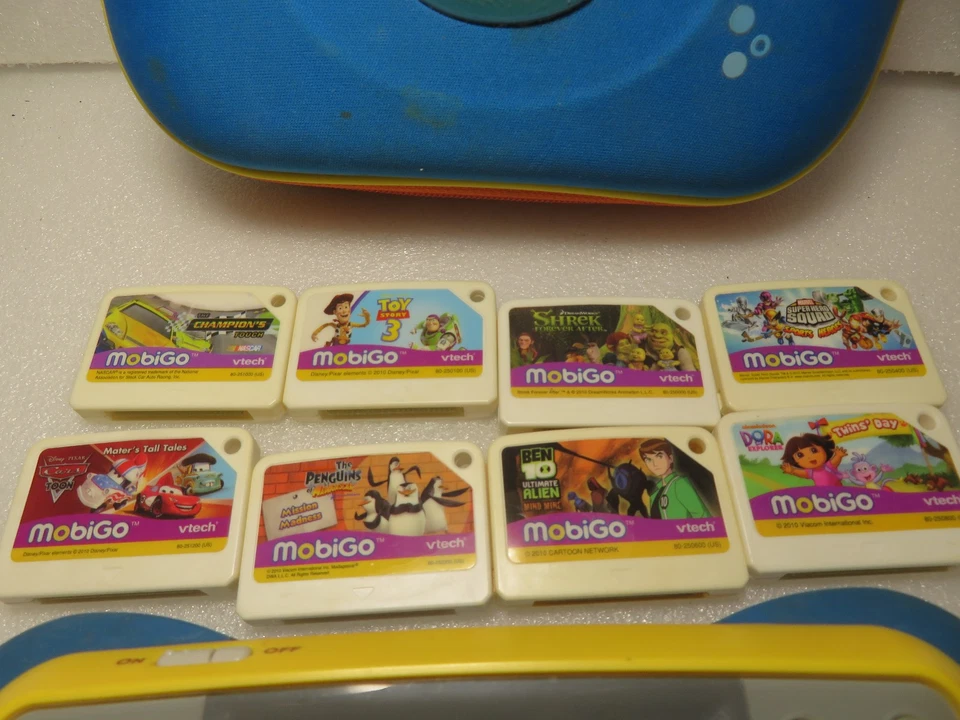 Vtech MobiGo Handheld Learning Device - Tested and Works Comes with 8 Games - Image 3 of 4