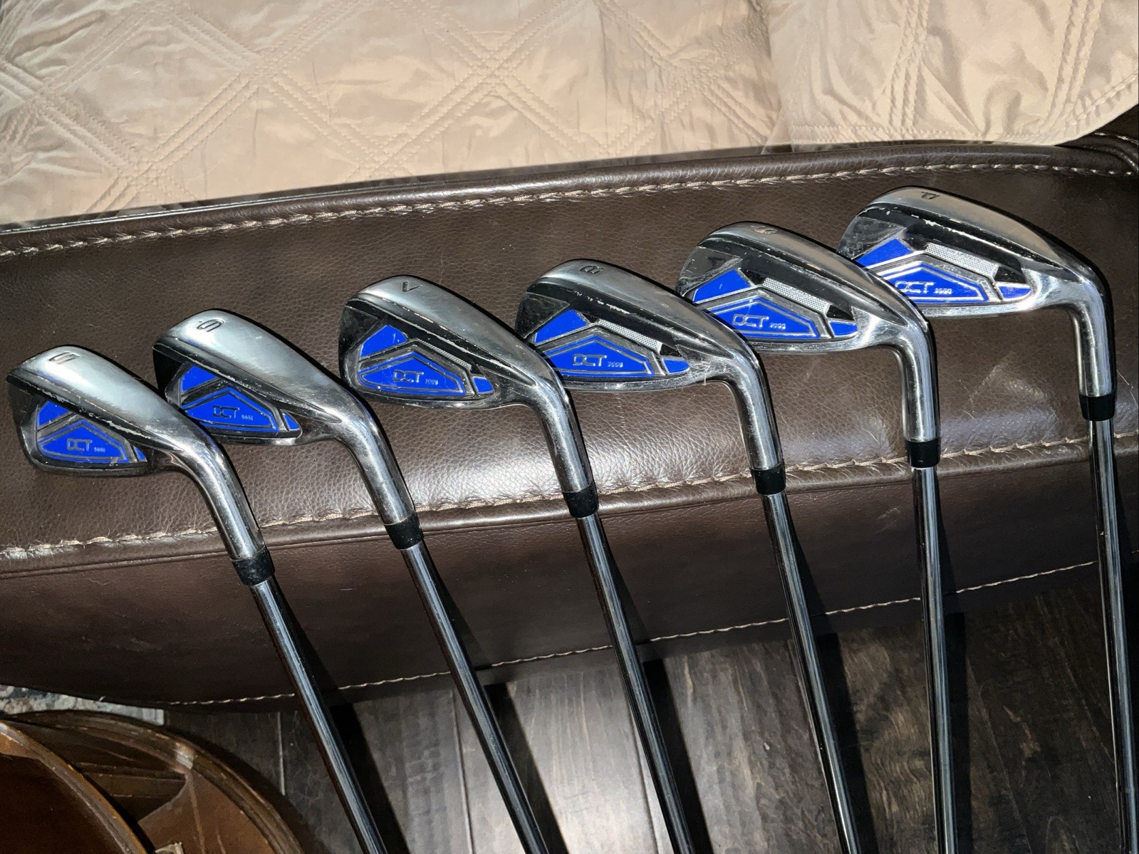 Set 5-pw Rh Lightweight Steel Reg Orig Grips Great Shape!