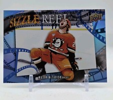 2025-26 Upper Deck Series 1 Mason McTavish #SR-30 Sizzle Reel Anaheim Ducks