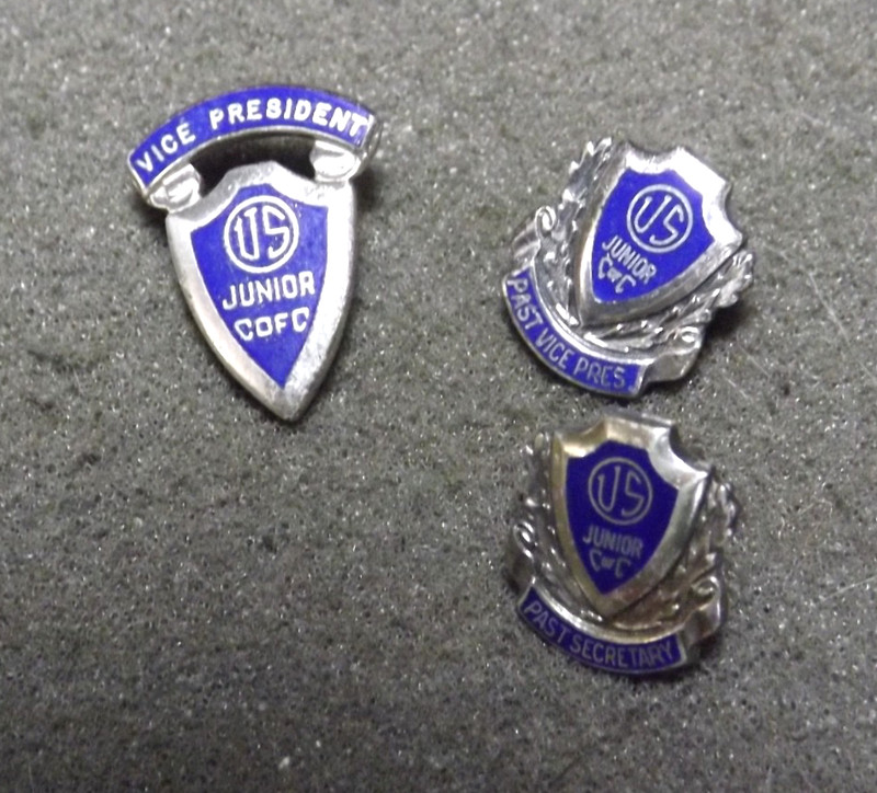 US Junior Jaycees C of C  Lapel Pin Tie Tack Lot Past Vice President Secretary 3