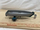 Vintage 1950’s Tonka Toys Pressed Steel BlueSingle Axle Boat Trailer W/ Boat