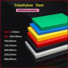 1Pcs  Colored Polyethylene Sheet Plastic Board High Temperature PE Plate 