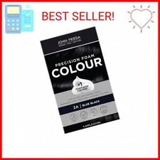 John Frieda Precision Foam Colour, Blue Black 2A, Full-coverage Hair Color Kit,