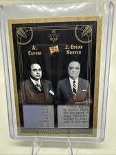 Al Capone/J .Edgar Hoover Relic  2025 Pieces Of The Past Roaring 20s,