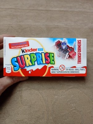 Ungeöffnet Selten 2014 Kinder Überraschung 3 Eier Transformers Pack Original Vintage