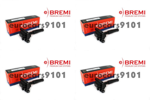 Set of (4) Jaguar XJ8 BREMI Direct Ignition Coils 5122 LCA1510AB - Picture 1 of 2