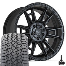 Set5 4play 4ps20 20x9 Satin Black Rims 27555r20 At2 Tires Tpms 5 Lug Set5 4play 4ps20 20x9 Satin Black Rims 27555r20 At2 Tires Tpms 5 Lug