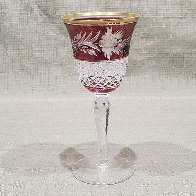 Ebeling & Reuss Germany Marchioness Claret 6'' Wine Glass Ruby