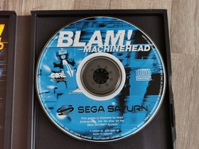 CD ROM SEGA SATURN BLAM ! Machinehead mit Beschreibung  im OVP