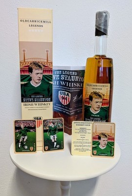 Old Carrick Mill Legends: Steve Staunton Irish Whiskey   USA '94 Limited Edition