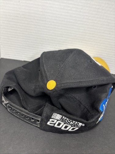 Black Yellow Ken Schrader #36 Nascar Snapback Hat Cap 2000 Auto Racing Headware - Picture 4 of 7