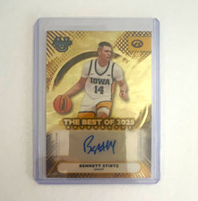 Marketplace image: ⚡️Topps 25-26 Bowman U Best Bennett Stirtz BA-BZ Auto RC Superfractor 1/1 Iowa⚡️