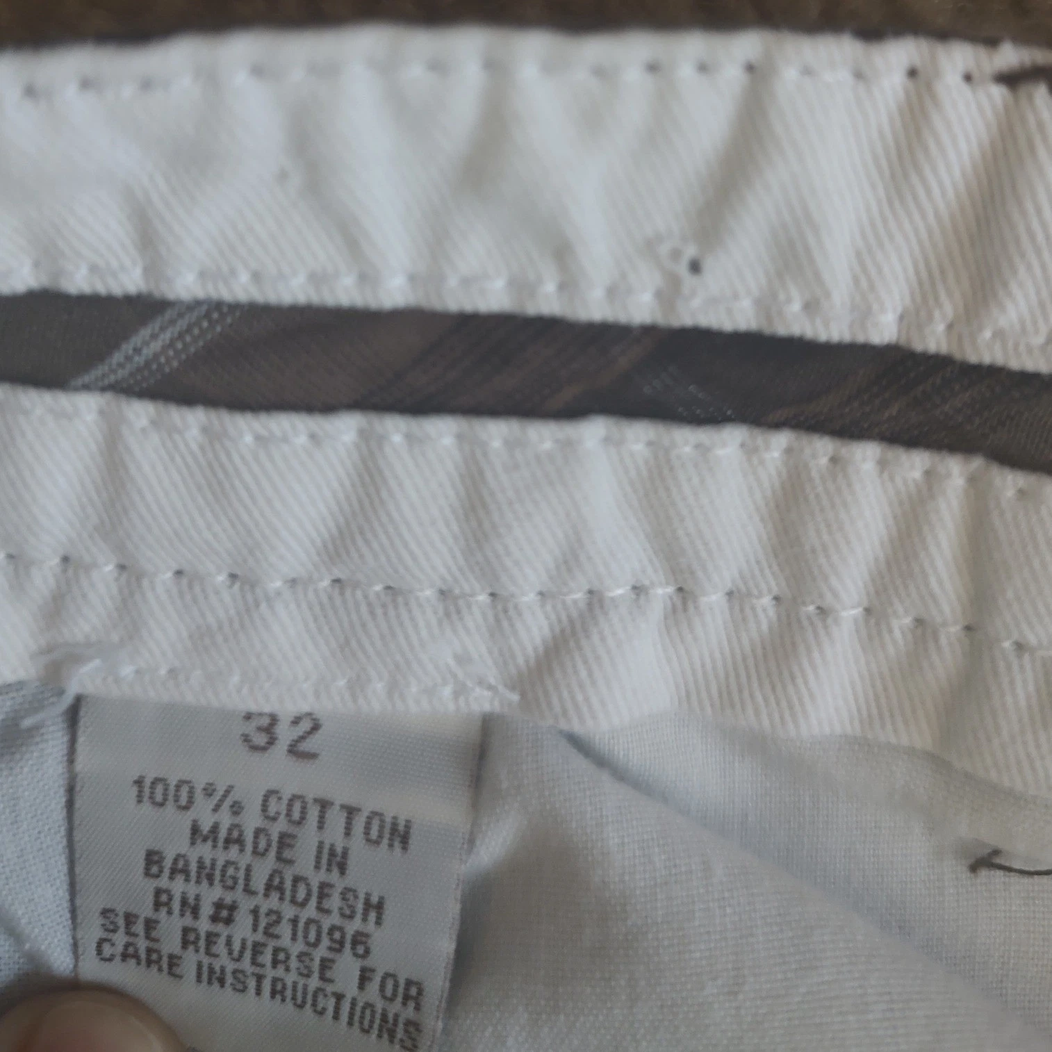 Island Republic Mens 32 Plaid Shorts Brown Grey 100% Cotton Casual Summer