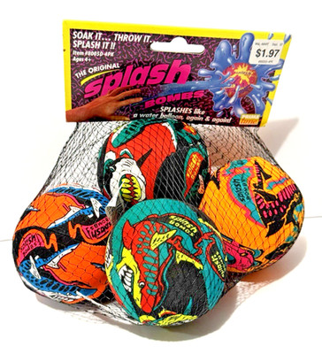 Prime Time Toys Splash Bombs Assortment NIP Vintage 1998 Item #8005 / 4pk 