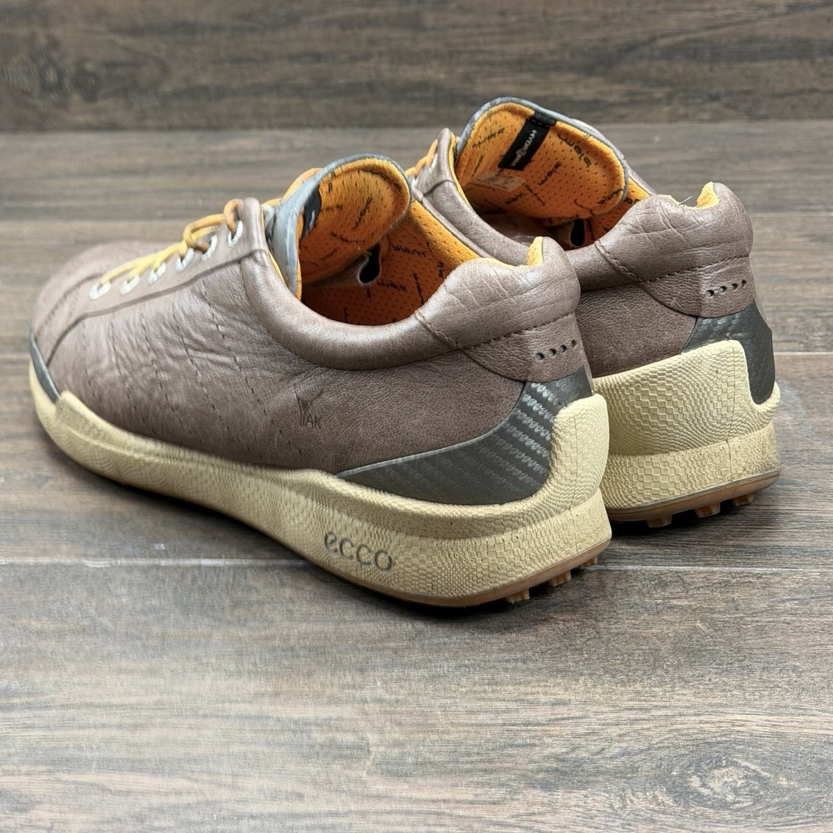 ECCOスパイクレスシューズ BIOM HYBRID ブラウン　28cm ECCO Golf Shoes Mens 45/11 Biom Hybrid Hydromax Brown Yak Leather