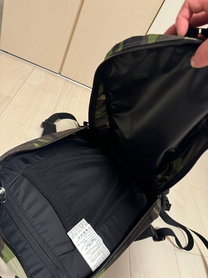 Arc'teryx Camouflage Backpack Orange Zippers Interior Pocket Unisex Used thumbnail 4