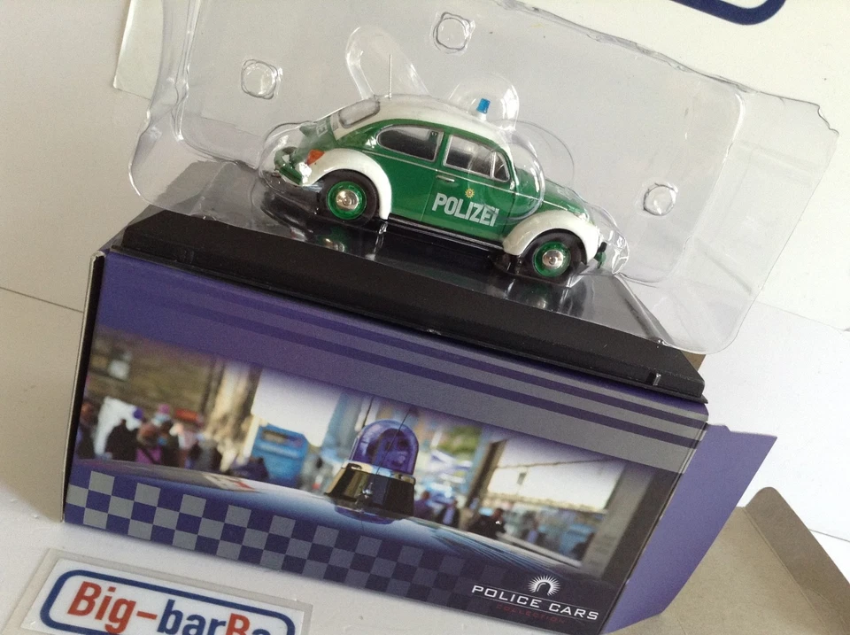 🔥Lot vintage🚗 POLICE CARS COLLECTION VOLKSWAGEN 1200 1:43 🍂 OCCASIONE 🍂☕🏅💰 - Immagine 3 di 4