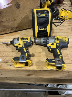 #ad #ad DEWALT 20V Max XR Impact Driver Drill Driver amp; Bluetooth Speaker Power Tool Set $155.00