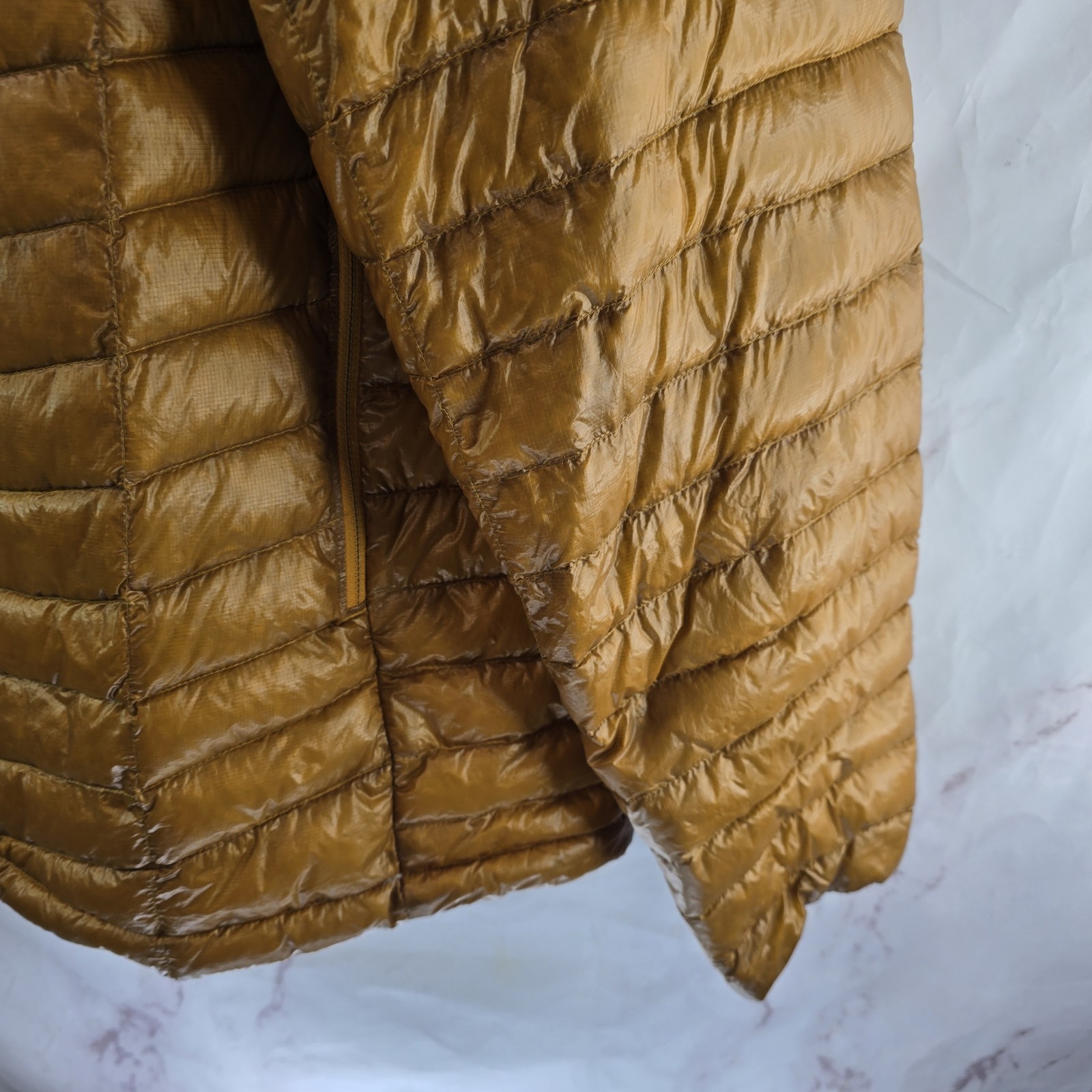 Mountain Hardwear Down Jacket Men's 2XL Brown Ghost Whisperer 800 FP | Rare Color! image 3