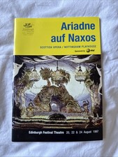 Ariadne Auf Naxos Programme Scottish Opera / Nottingham Playhouse 1997