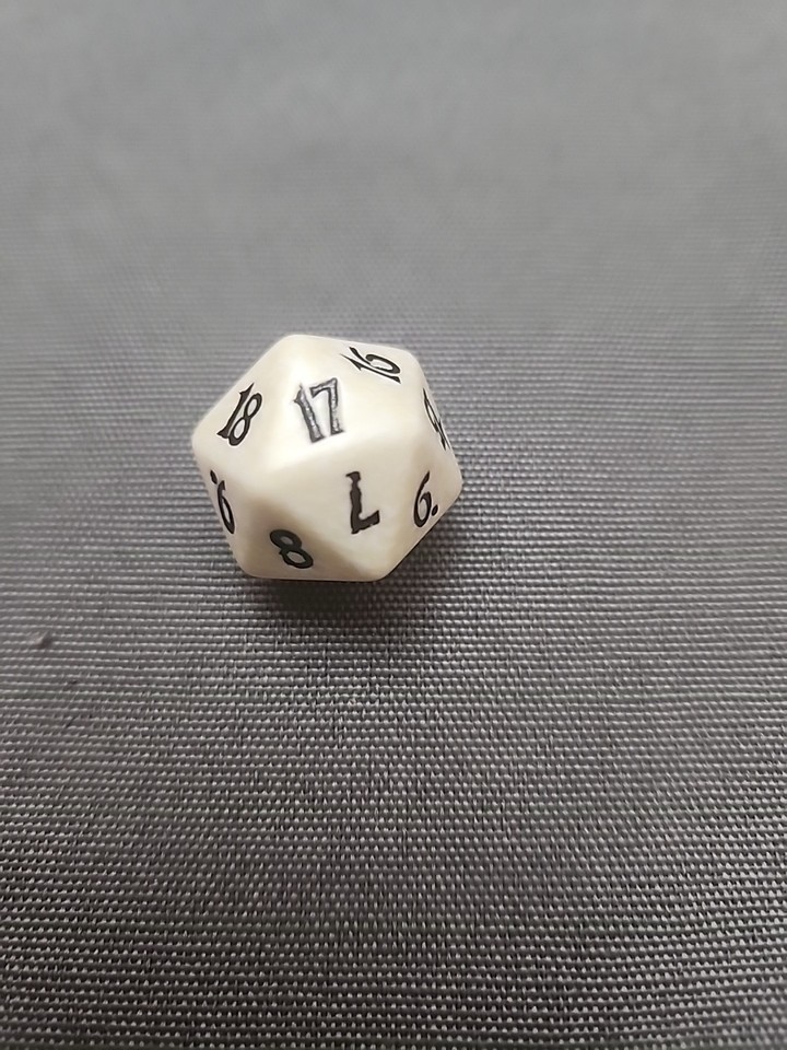 Dado Spindown Magic: The Gathering – Black Lotus 54 Mm, Resina Trasparente, Replica 3D